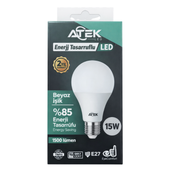 ATEK LED Ampul 15W (E27)