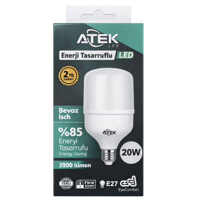ATEK LED Ampul Torch 20W (E27)