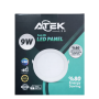 ATEK 9W Sıva Altı LED Panel (Yuvarlak)
