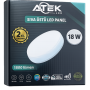 ATEK 18W Çerçevesiz Sıva Üstü LED Panel