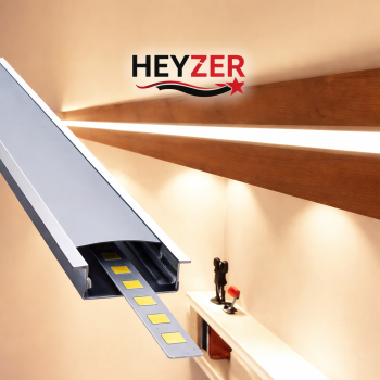 HEYZER 13×22 LED Profili (3 Metre) – Alüminyum