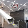 HEYZER 8×14 Kanatlı LED Profili (3 Metre) – Alüminyum