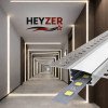 HEYZER 12×22 Trimless LED Profili (3 Metre) – Alüminyum
