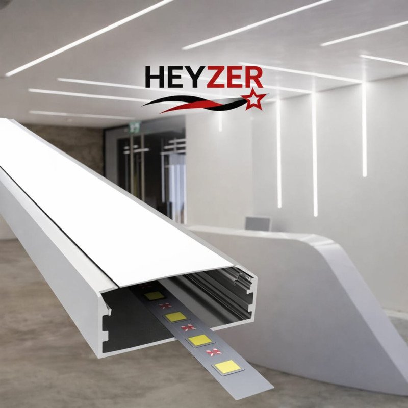 HEYZER 14×50 LED Profili (3 Metre) – Alüminyum