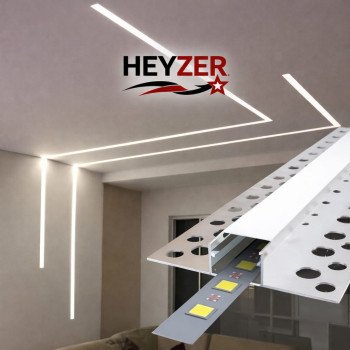 HEYZER 12×15 Trimless LED Profili (3 Metre) – Alüminyum