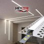 HEYZER 12×15 Trimless LED Profili (3 Metre) – Alüminyum