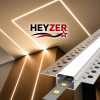 HEYZER 12×15 Trimless LED Profili (3 Metre) – Alüminyum