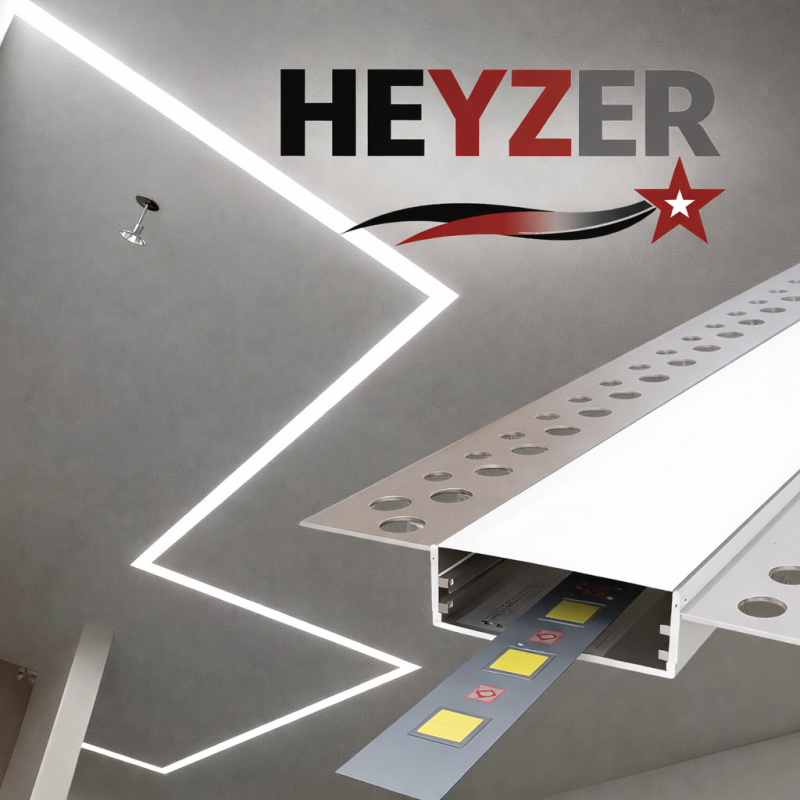 HEYZER 15×50 Trimless LED Profili (3 Metre) – Alüminyum